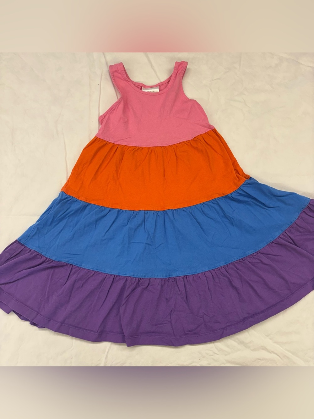 Hanna Andersson‎ Girls Size 5 Twirl Power Racerback Dress MultiColor